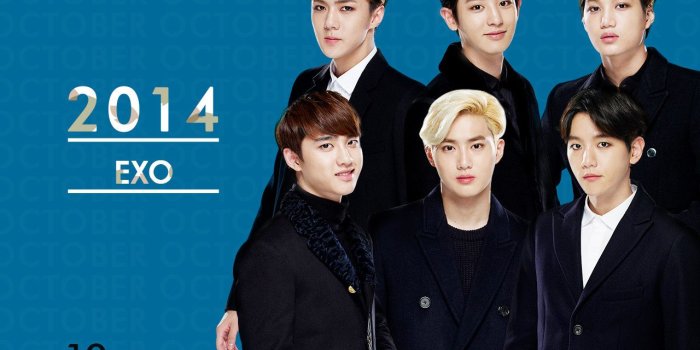 1280x1024 141002 Lotte Duty Free EXO October Wallpaper - Celebrity Photos