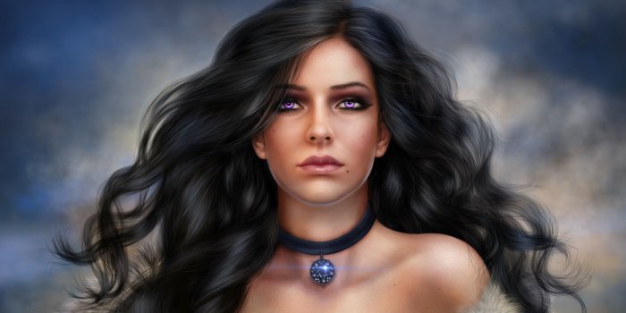 3840x2400 Image The Witcher 3: Wild Hunt Brunette girl Yennefer Hair 3840x2400