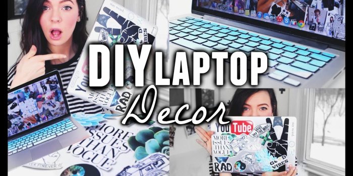 1280x720 DIY LAPTOP DECOR ! Tumblr + Pinterest Inspired !