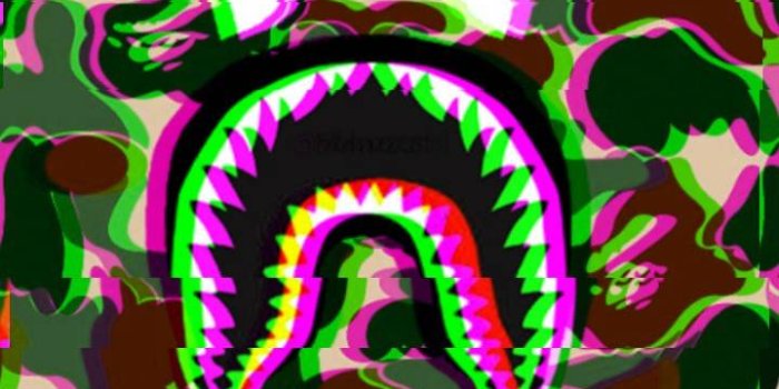 720x1280 Glitch Bape Shark Wallpaper by kleamyy - 98 - Free on ZEDGE™