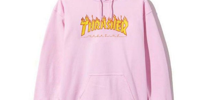2560x2560 60517188 Thrasher Magazine Flame Logo Pink Hoodie | Wanelo