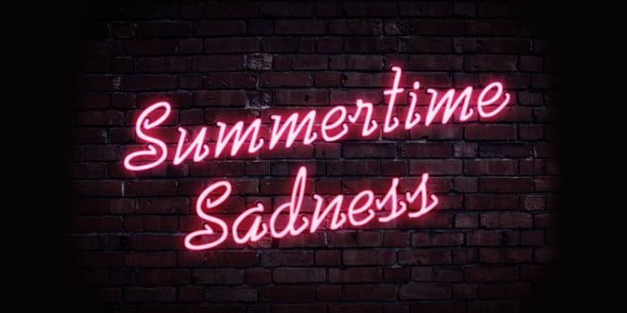 2048x2048 Summertime Sadness, Character Aesthetic, Pink Aesthetic, - Neon Sign