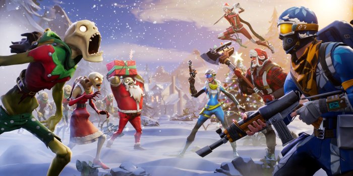 3840x2160 Fortnite Christmas Wallpapers