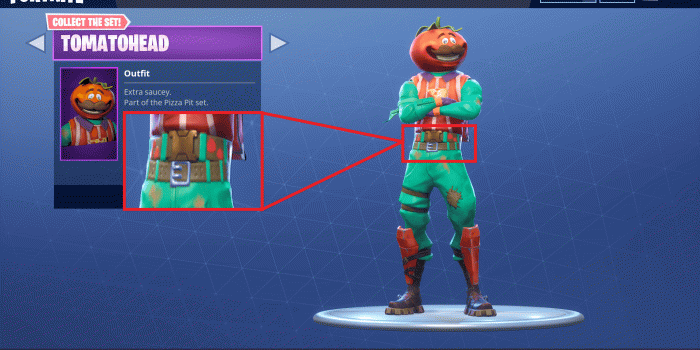 1920x1080 Did anyone notice the two belts on Tomatohead? : FortNiteBR