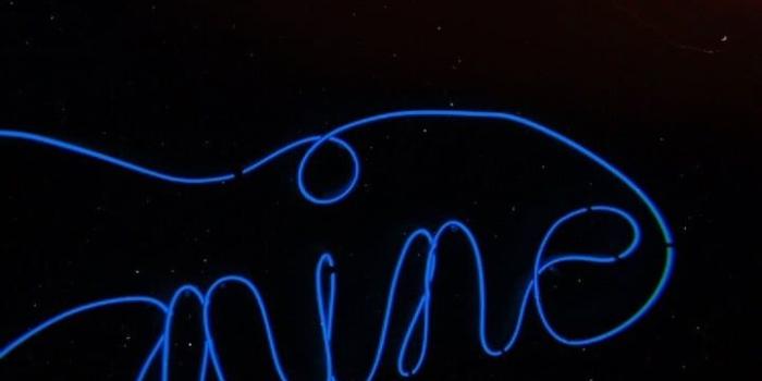 720x1280 mine” neon sign with HUJI app filter on We Heart It