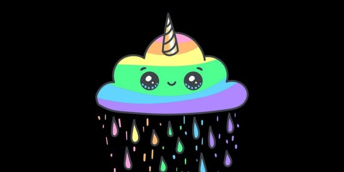 800x1280 Download wallpaper 800x1280 cloud, unicorn, rainbow, cute, colorful