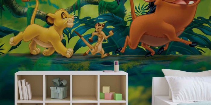 1024x1024 Lion King Wall Art Amazing Lion King Bedroom Wallpapers Disney