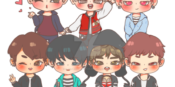 1024x1024 Free collection of Bts chibi png. Download on Bankkita cliparts