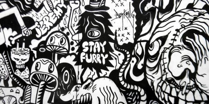 1024x768 Black And White Graffiti Art Graffiti Art Black And White Phone