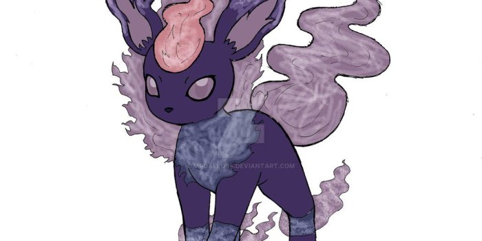 1062x751 Shadeon - Ghost Eevee Evolution Fakemon by MrGallo94
