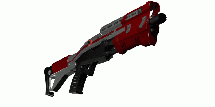 1920x1080 DIY Fortnite real size Tactical Shotgun HQ printable kit @ Pinshape