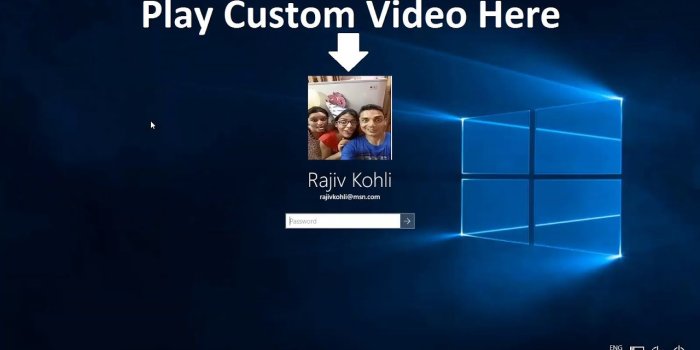 1280x720 How to Play A Video on Windows Lock Screen Profile Picture | The Teacher