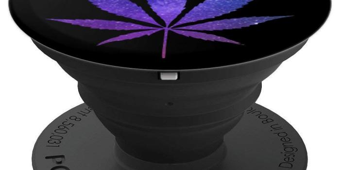 1000x1000 Amazon.com: Marijuana Leaf Weed Pop Socket Galaxy Space Design 420