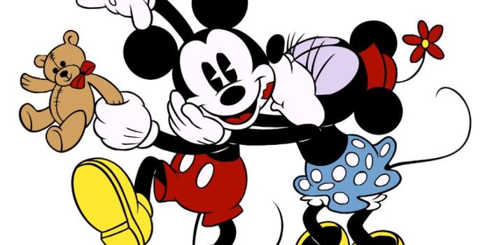 1024x768 Free Mickey Mouse And Minnie Mouse Love, Download Free Clip Art