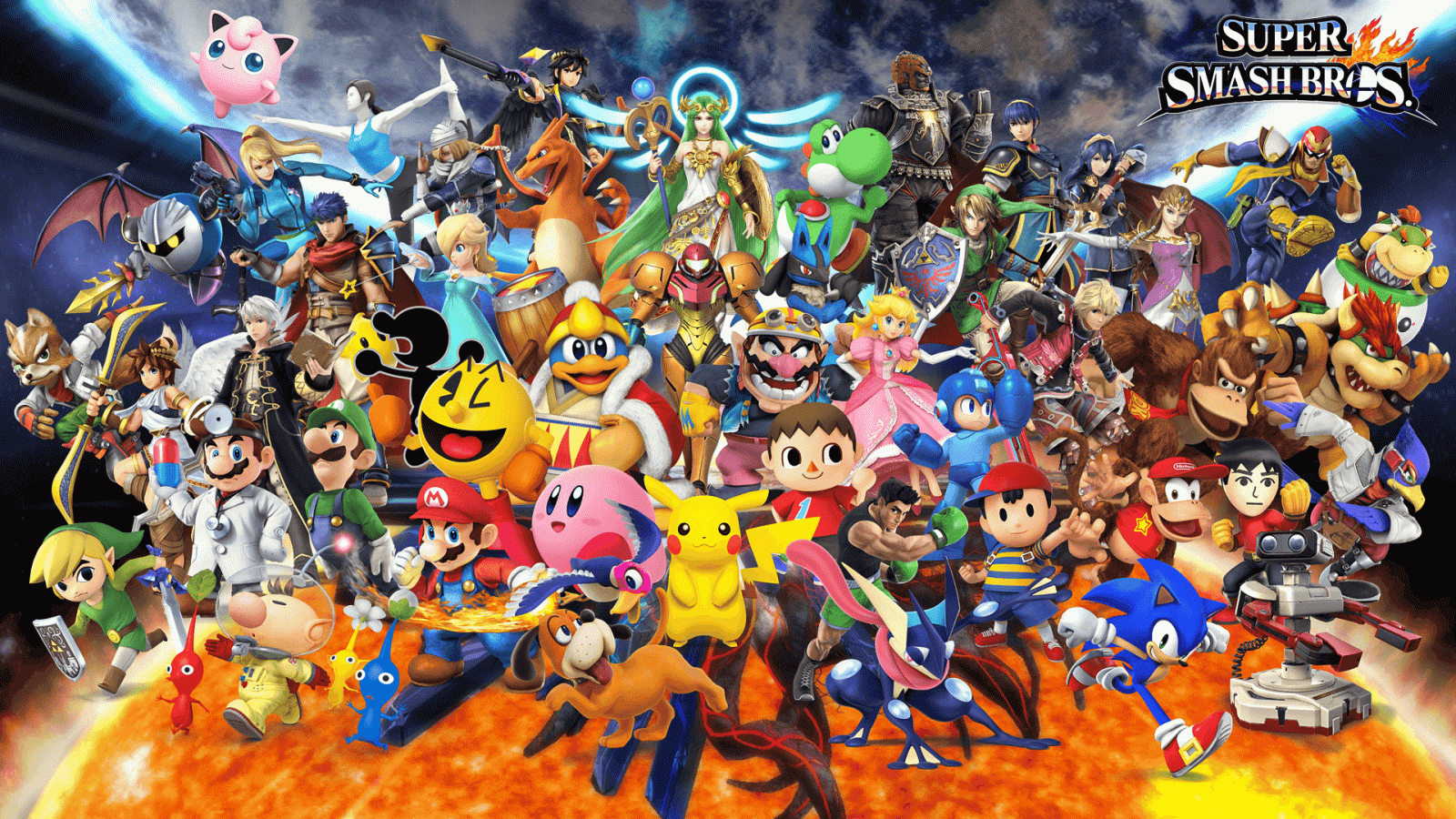 1920x1080 Super Smash Bros. for Nintendo 3DS and Wii U All Characters