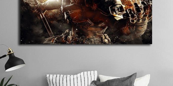 930x930 US $5.7 5% OFF|Deathstroke Batman Arkham Origins Wallpaper Canvas Painting  Print Living Room Home Decor Modern Wall Art Oil Painting Poster-in