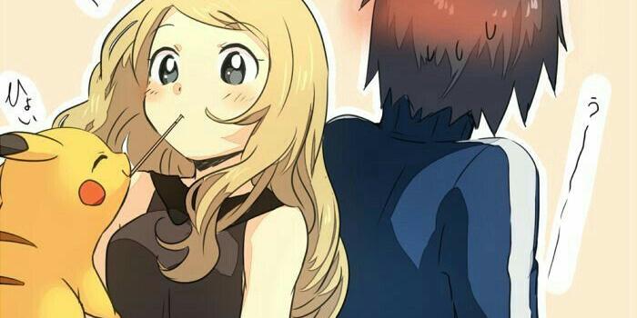 700x3733 Pokémon Trainers, couple, pocky, game, funny, text, comic, Pikachu