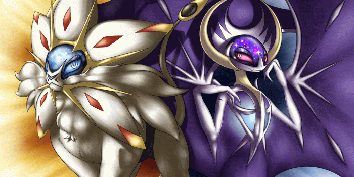 2000x1237 Solgaleo and Lunala HD Wallpaper | Background Image | 2000x1237 | ID
