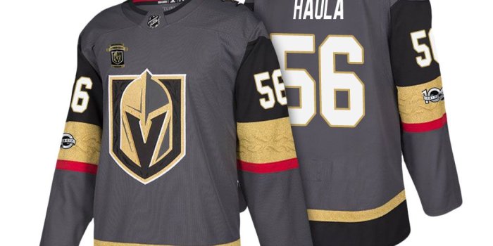 1024x768 Golden Knights Erik Haula Steel Grey 2017-2018 Season Vegas