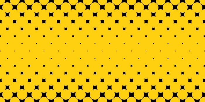 938x1668 Download wallpaper 938x1668 points, circles, semitone, yellow, black
