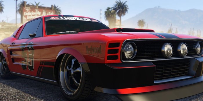 1332x850 Wallpaper Mustang, cars, Grand Theft Auto V, gta 5, Gta, Gta Online