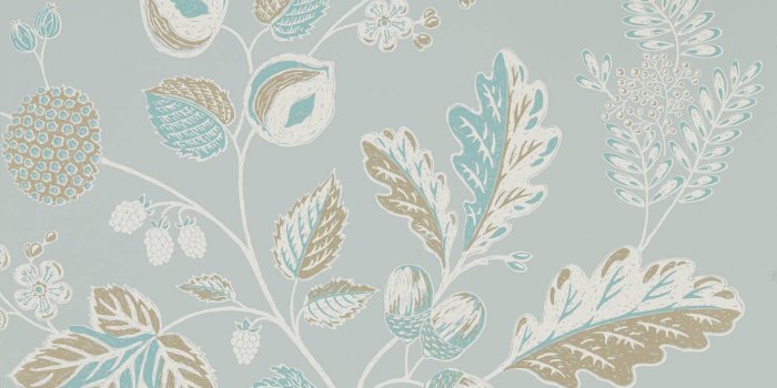 1386x1386 Sanderson Warwick Wallpaper - Blue GreyProduct Code: 216617
