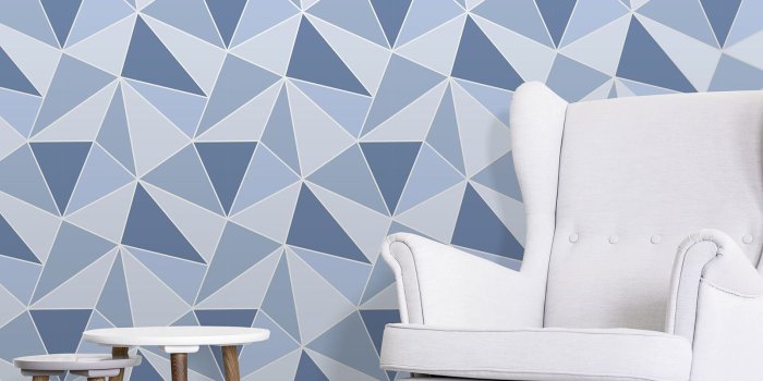 1600x1600 GEOMETRIC WALLPAPER - ROSE GOLD SILVER NAVY BLUE TEAL METALLIC & MORE