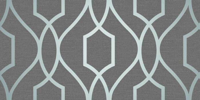 1600x1600 APEX GEOMETRIC TRELLIS WALLPAPER - SLATE GREY / BLUE - FINE DECOR FD41996