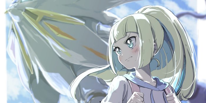 3010x2125 Download 3010x2125 Pokemon, Lillie, Solgaleo, Blonde Wallpapers