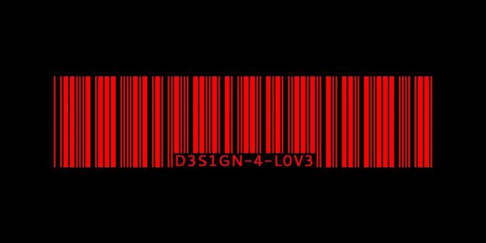 1600x900 Red White and Black Backgrounds | Red Barcode Black-Red Wallpaper