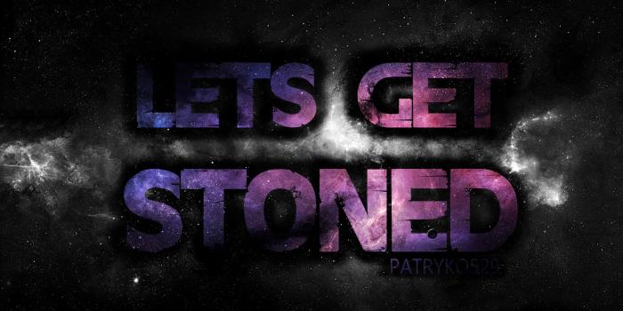 1920x1200 Drugs galaxies marijuana typography LSD selective coloring stoned
