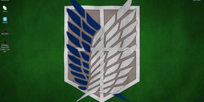 1280x720 Wallpaper Engine: Wings of Freedom Attack on Titan