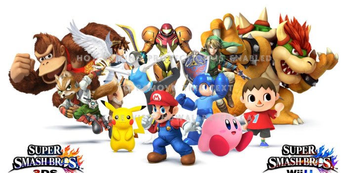 1600x900 super smash bros. wii & pit fox link kirby