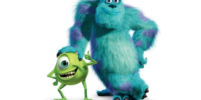 1332x850 Wallpaper White, Background, Disney, Pixar, Pixar, Mike, Cartoon