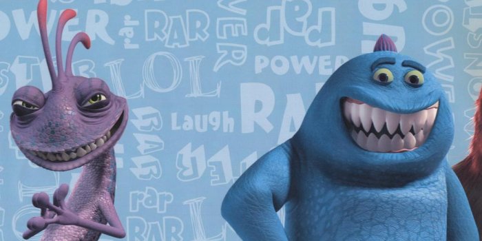 1000x1000 Disney Monsters Inc Kids Prepasted Wallpaper Border