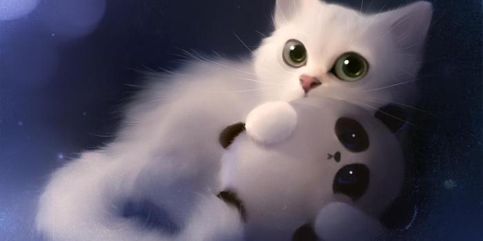 1600x1200 Cute Anime Animals Wallpaper - Cute Cat Wallpaper Iphone (#695065