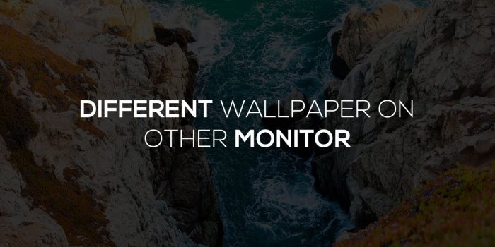 1280x720 Windows 10 - Set Different Backgrounds On Multiple Monitors