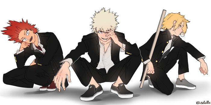 3710x1734 Download wallpaper from anime My Hero Academia with tags: Cool