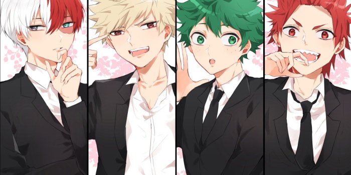 1664x1052 Athah Anime My Hero Academia Shouto Todoroki Katsuki Bakugou Izuku