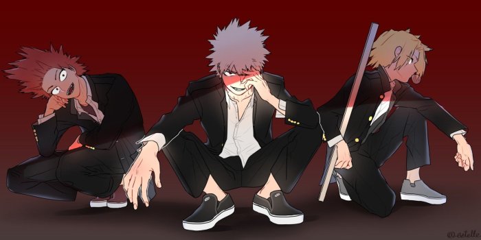 1664x778 Athah Anime My Hero Academia Katsuki Bakugou Denki Kaminari Eijiro