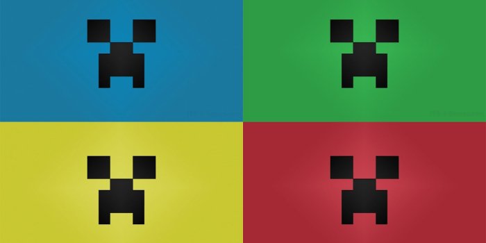 1600x900 Minecraft wallpaper creeper Gallery
