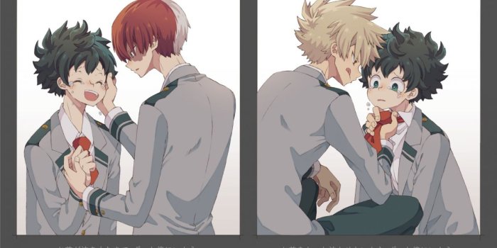 1182x700 Boku no Hero Academia Todoroki Shouto Bakugou Katsuki Midoriya Izuku