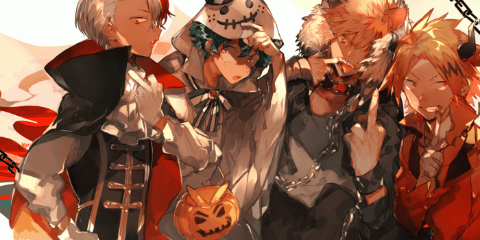 1366x768 Download 1366x768 Midoriya Izuku, Bakugou Katsuki, Boku No Hero