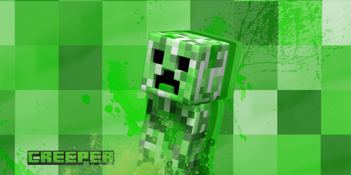 1366x768 Minecraft Creeper Wallpapers #D8SHB44 | WallpapersExpert.com