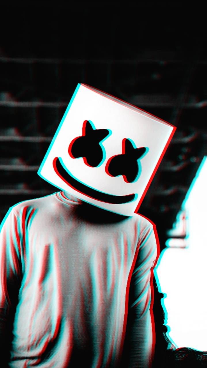 719x1280 Marshmello 3D | dj in 2019 | 3d wallpaper, Screen wallpaper, Music
