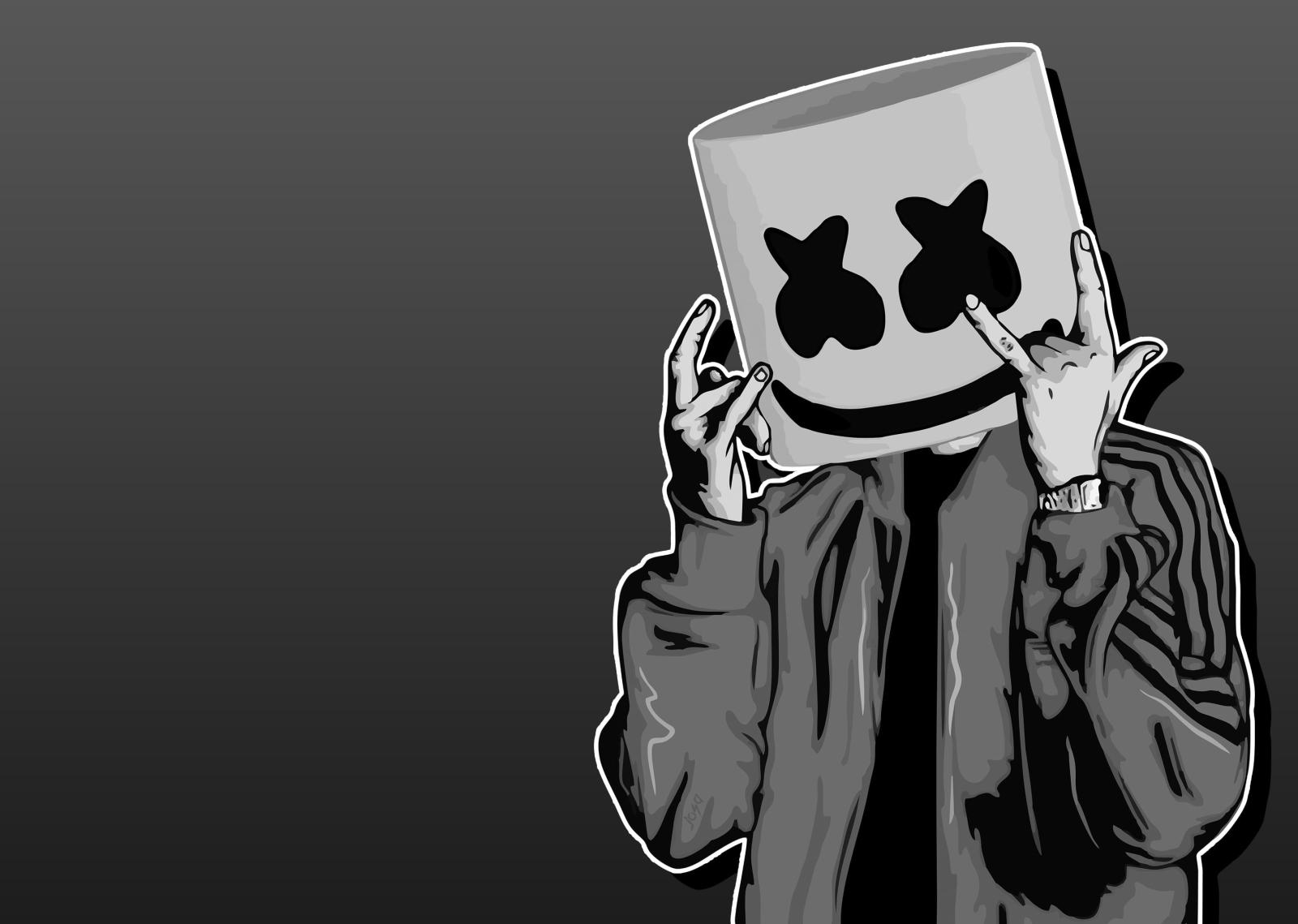 2920x2080 HD wallpaper: marshmello, dj, music, singer, hd, snow, illuminated