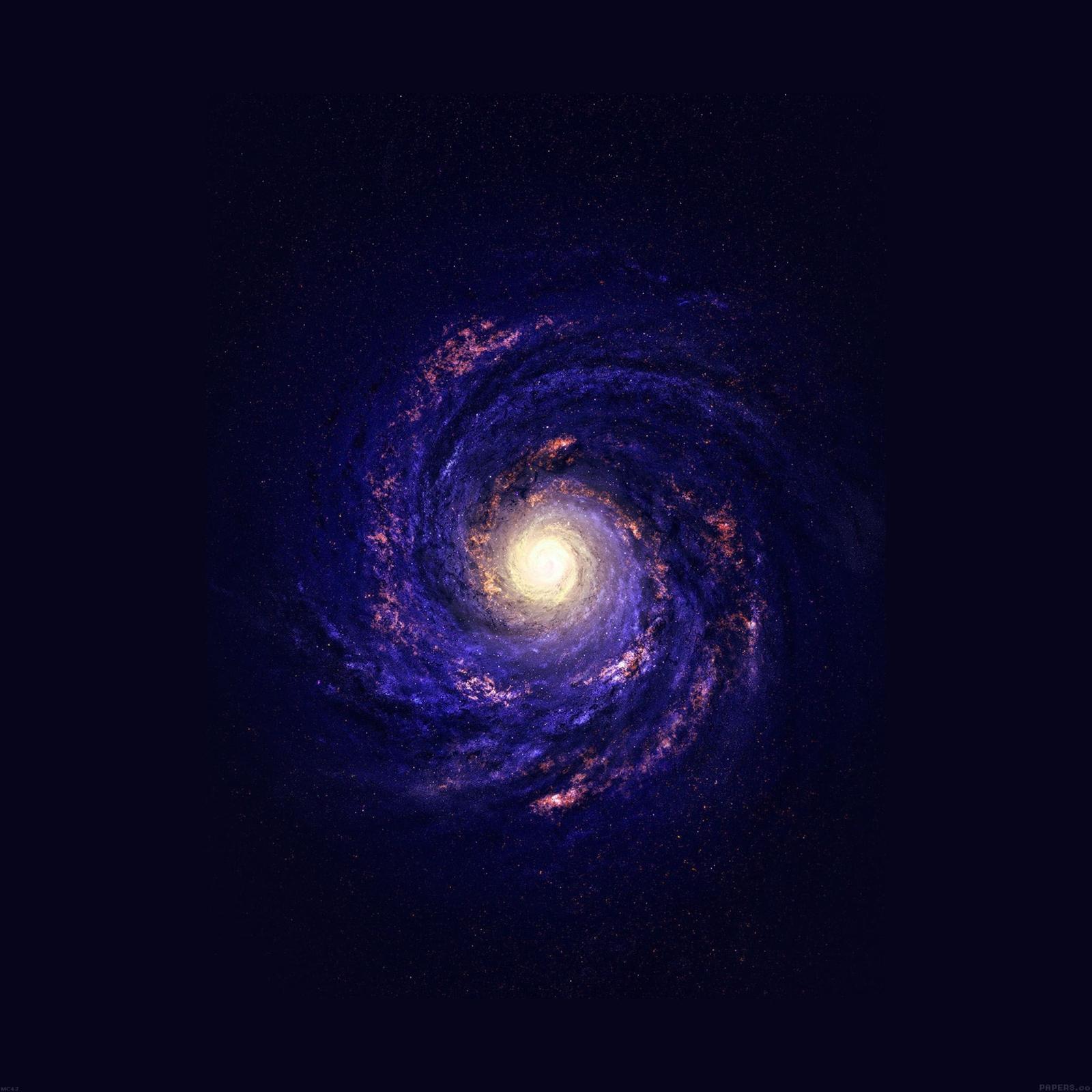 2048x2048 mc42-wallpaper-space-galaxy-stars-milky-way-blue - Papers.co