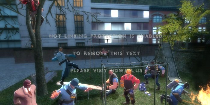 1680x1050 team fortress 2 garrys mod