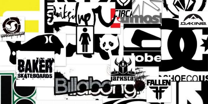 1024x768 Skate Logo Collage | Logo Design in 2019 | Logos, Logos design, Collage
