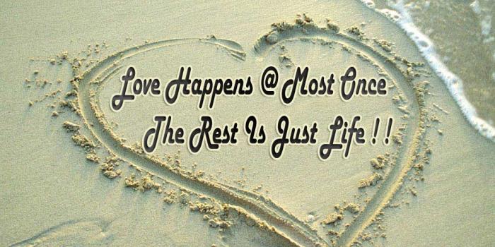 1024x768 Love Happens @ Most Once - Cute Love Heart Quotes (#1474883) - HD